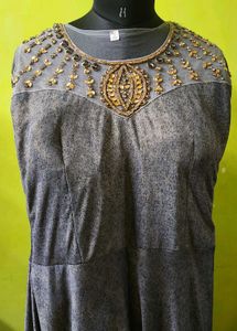 Grey Ithnic Gown