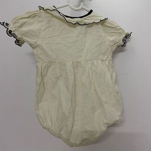 Cute Yellow Baby Romper