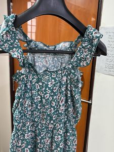 Green Floral Dress