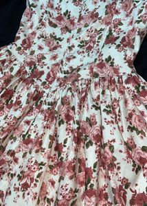 Floral Print Spaghetti Strap Dress