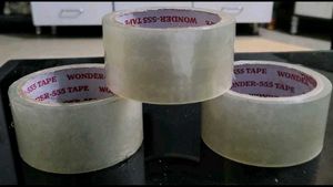 3 piece White transparent  Packing Tape