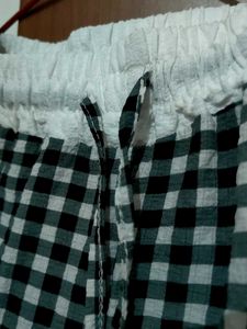 Chic Checkered Palazzo Pants
