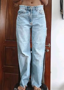 Light Wash Wide Leg Jeans