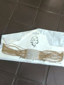 Golden With Diamonds Choker