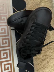 Black Platform Sneakers