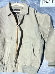 GV Emporio Suede/Faux Leather Jacket