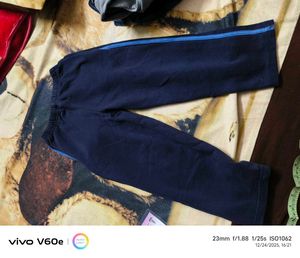 Blue Kids' Casual Pants