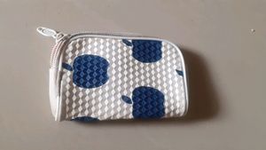 Apple Print Purse