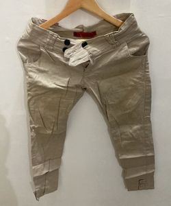 Beige Casual Trousers