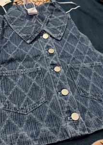 Denim Vest coat
