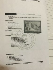 History of Indian Art Notes &amp; Question Bank