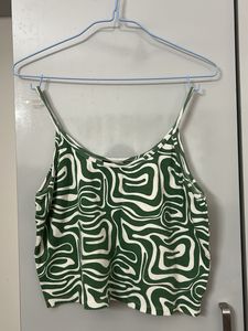Groovy Swirl Print Camisole Top