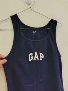 GAP Navy Ribbed Tank Top