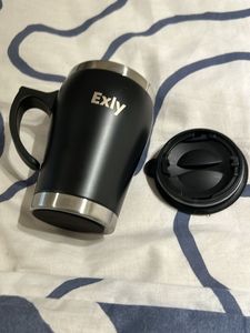 Black "Exly" Insulated Travel Mug