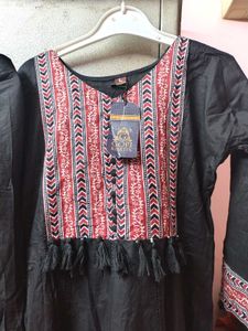 Stylish Black Kurta Set with Pants
