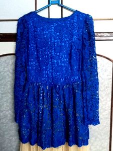 🔷Navy Blue Ethnic Gown🔷 [Reduced Price]