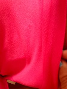 Hot Pink Cropped T-Shirt