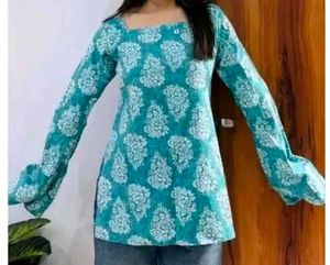 Blue Short Kurti