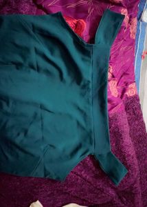 Elegant Teal One-Shoulder Dress