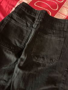 Black Wide Leg Cargo Pants