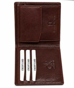 Calvin Klein Brown Leather Wallet