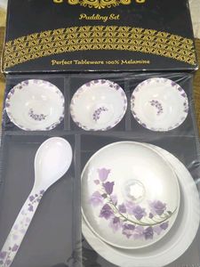 Melamine Pudding Set