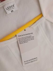 Women's White Long Sleeve Square Neck Top