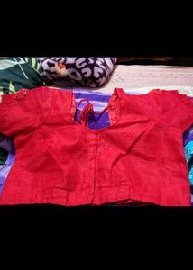 Red Saree Blouse