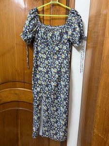Floral Print Midi Dress