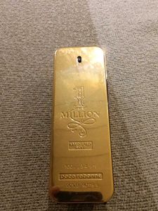 Empty bottle of Paco Rabanne 1 Million