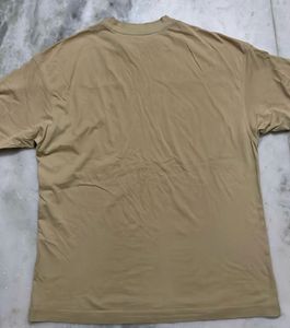 H&amp;M Oversized Men's Basic Tan T-Shirt