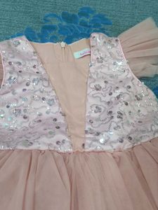 Beautiful Pink Gown with Sequins