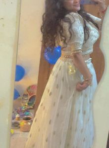 Beautiful White Lehenga Choli