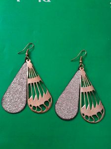 Art Deco Inspired Glitter Earrings