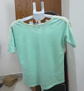 Bossini Mint Green Cropped Top