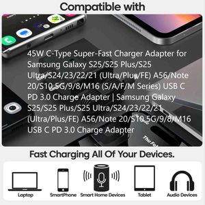 45W C- Type Super Fast Mobile Charger &amp; Cable Set