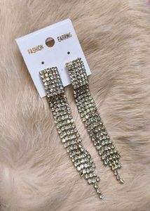 Sparkling Crystal Drop Earrings