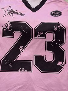 Oversized Pink Graphic T-Shirt