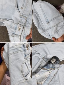 Light Wash straight baggy Jeans