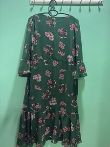 Chic Floral Wrap Dress