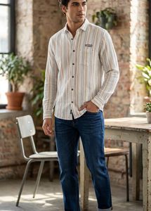 Men's Striped Casual Shirt