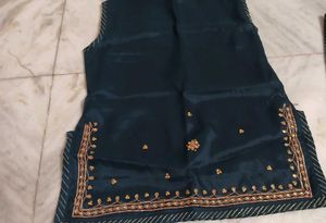Teal Rajputi Poshak