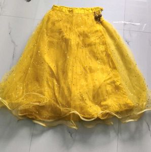 Yellow Embroidered Blouse