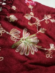Marron Red Scarf