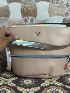 Stylish Beige Handbag