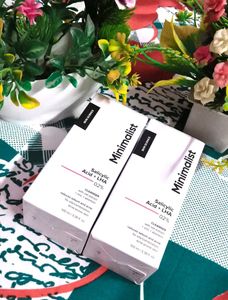 Pack of 4 Minimalist Anti-Acne Salicylic Acid 2% F