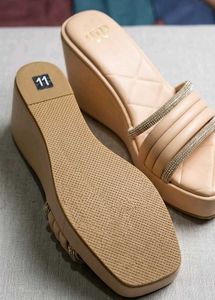 Women’s Beige Wedge Sandals