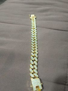 Chunky CZ Link Bracelet