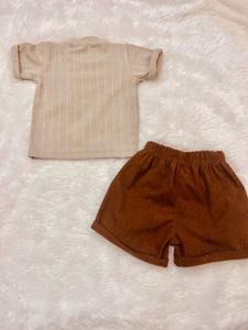 Baby Boys 2-Piece Waffle Knit Outfit
