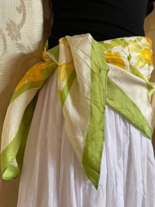 Vintage Floral Scarf